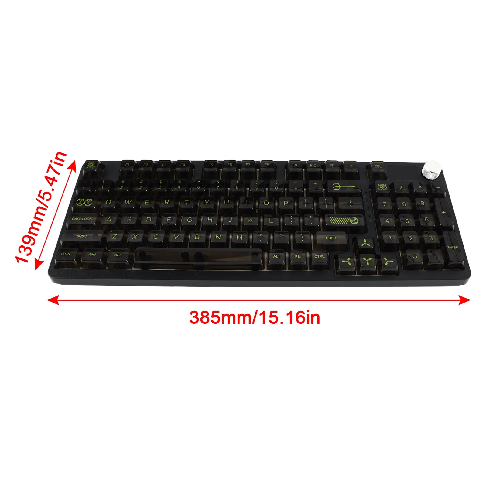 98-Key 2.4G Wireless Bluetooth Three-Mode Mechanical Keyboard DIY Customized RGB