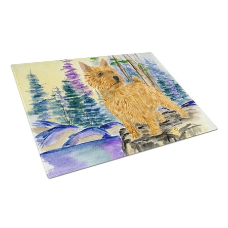 

Caroline s Treasures Norwich Terrier Glass Cutting Board Large