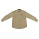 thumbnail image 1 of Camisa informal para hombre Nikou con bolsillos manga larga holgada caqui L, 1 of 15