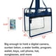 thumbnail image 2 of Bolso bandolera transparente con correa ajustable y bolsillo con cremallera, 2 of 6