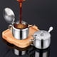 thumbnail image 5 of Xihbxyly Especiero de Acero Inoxidable con Tapa Segura, Resistente a Altas Temperaturas, Amplio Espacio para Hierbas y Especias, Ideal para Barbacoas y Cocinas Caseras., 5 of 7