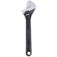 thumbnail image 1 of Llave inglesa ajustable de 12 pulgadas, llave inglesa ergonómica de extremo abierto, herramienta de mano de Metal con escala (NEGRO), 1 of 14