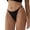 Black, variant on Women's Traceless Thong Underwear Border Thin Belt Ring Buckle T Pants Girls Onepiece Pure Cotton Crotch Fitness Panties Women's Underwear Cotton
