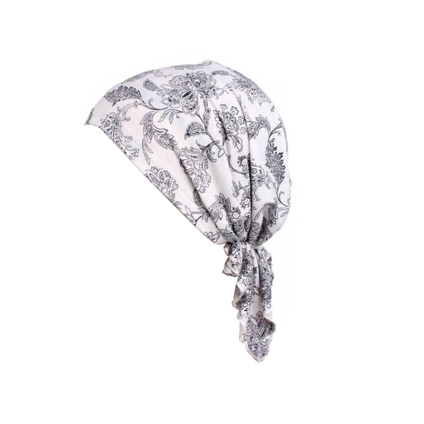 Qarigey Accesorios para el cabello para mujer, pañuelo para la cabeza, sombrero de quimio, turbante elástico de alta para mujer, Type10 NO10