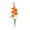 Orange, variant on OIUR Artificial Gladiolus Flower Realistic Fake Silk Flower Home Office Wedding Party Indoor Outdoor Faux Flower Bloom Decoration