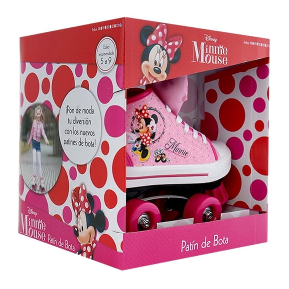 Patín de Bota Disney Goplas Toys Minnie Mouse Talla 22