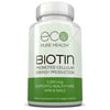 Eco Pure Health Biotin Dietary Supplement â€” Essential for Clear and Healthy Skin, Supports Healthy Hair and Nail Growth, Promotes a Strong Metabolism for Weight Loss, Easy to Swallow Veggie Capsules