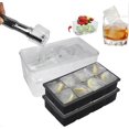 thumbnail image 1 of Silicone Extra Large Ice Cube Tray with Ice Cube Storage Container, Jumbo Ice Tray for Freezer, Ice Box Perfect for Storage Ice Cubes, 1 of 5