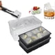 thumbnail image 1 of Silicone Extra Large Ice Cube Tray with Ice Cube Storage Container, Jumbo Ice Tray for Freezer, Ice Box Perfect for Storage Ice Cubes, 1 of 5