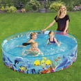 thumbnail image 2 of Bestway: Odyssey Fill 'N Fun Play Pool - 72 x 15" Round Kiddie Splash Pool, Underwater Fish Sea Theme, 198 Gal, Outdoor Water Play, Toddler & Kids 2+, 2 of 7