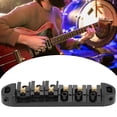 thumbnail image 3 of Pieza de guitarra eléctrica, aleación de zinc, guitarra eléctrica, puente de guitarra de metal, juego de cola de puente de guitarra, durabilidad extendida, 3 of 8
