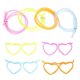 thumbnail image 1 of Unique Glasses Shape Drinking Straws For Kids Parties Multi-Function 8Pcs, 1 of 4