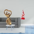 thumbnail image 2 of Estatua de pareja,Figura de pareja,arte moderno,artesanía,regalo de boda,Escultura de pareja para decoración de San Valentín,Escultura abstracta de fuego,Estatua de arte abstracto,adorno, 2 of 8