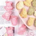 thumbnail image 4 of Set of 8 Easter Cookie Molds Cookie Stamps Baking Pastry Press Handmade Biscuit Gadgets, 4 of 14