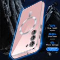 thumbnail image 2 of for Galaxy S22 Ultra Case,[Compatible with Magsafe],[10 FT Military Grade Drop Protection][Anti Yellowing] Slim Soft TPU Luxury Protective Phone Case for Galaxy S22 Ultra-Pink 11-sam s22u-09, 2 of 13