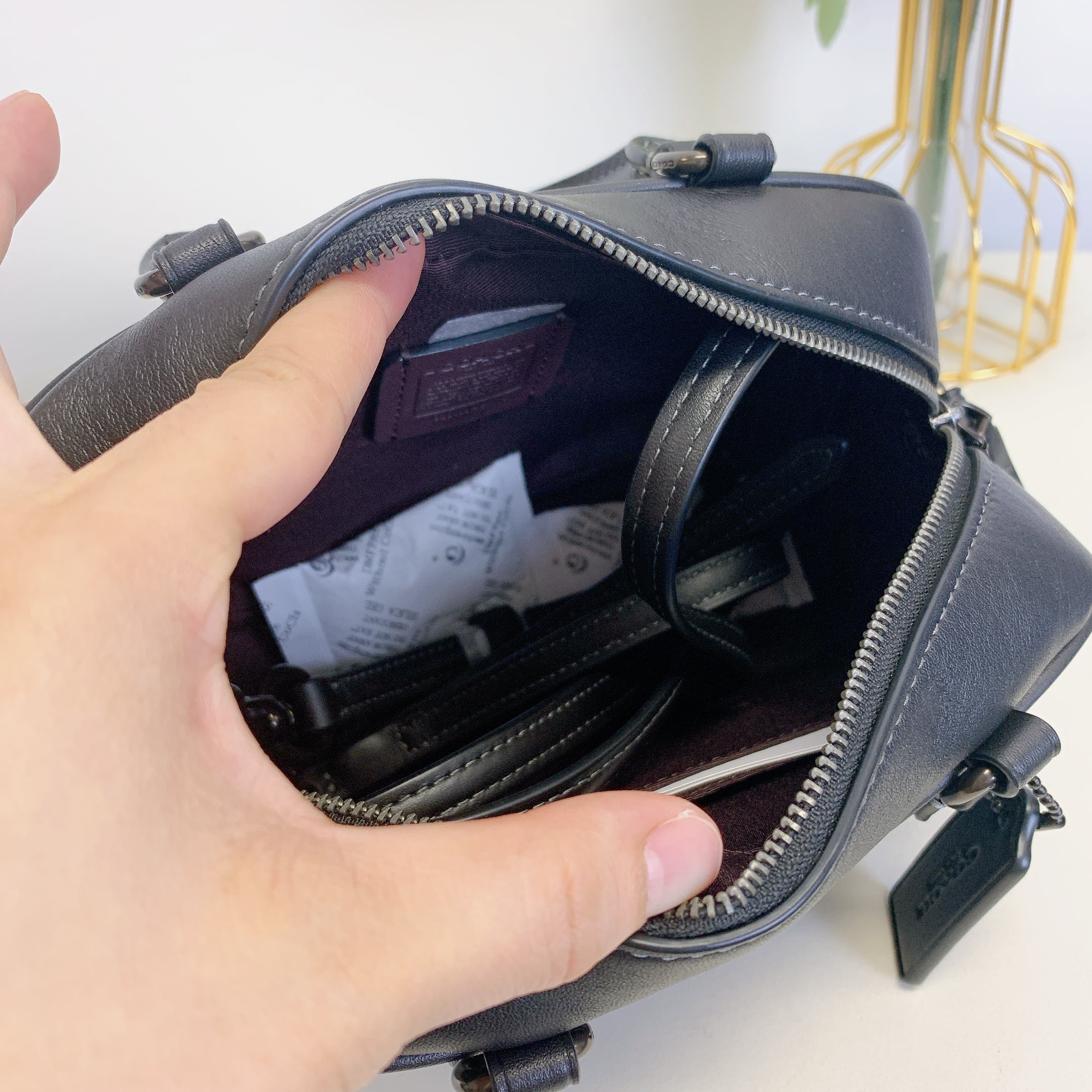Coach - Brandclub - Coach CT776 Satchel Crossbody IN Black