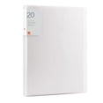 thumbnail image 1 of Nomeni Expandable File Clear Book Display Book Presentation With Plastic Sleeves 40 Pocket Bound Presentation Book Art Portfolio Folder A4 S Yellow Japan (RA 40Y), 1 of 3