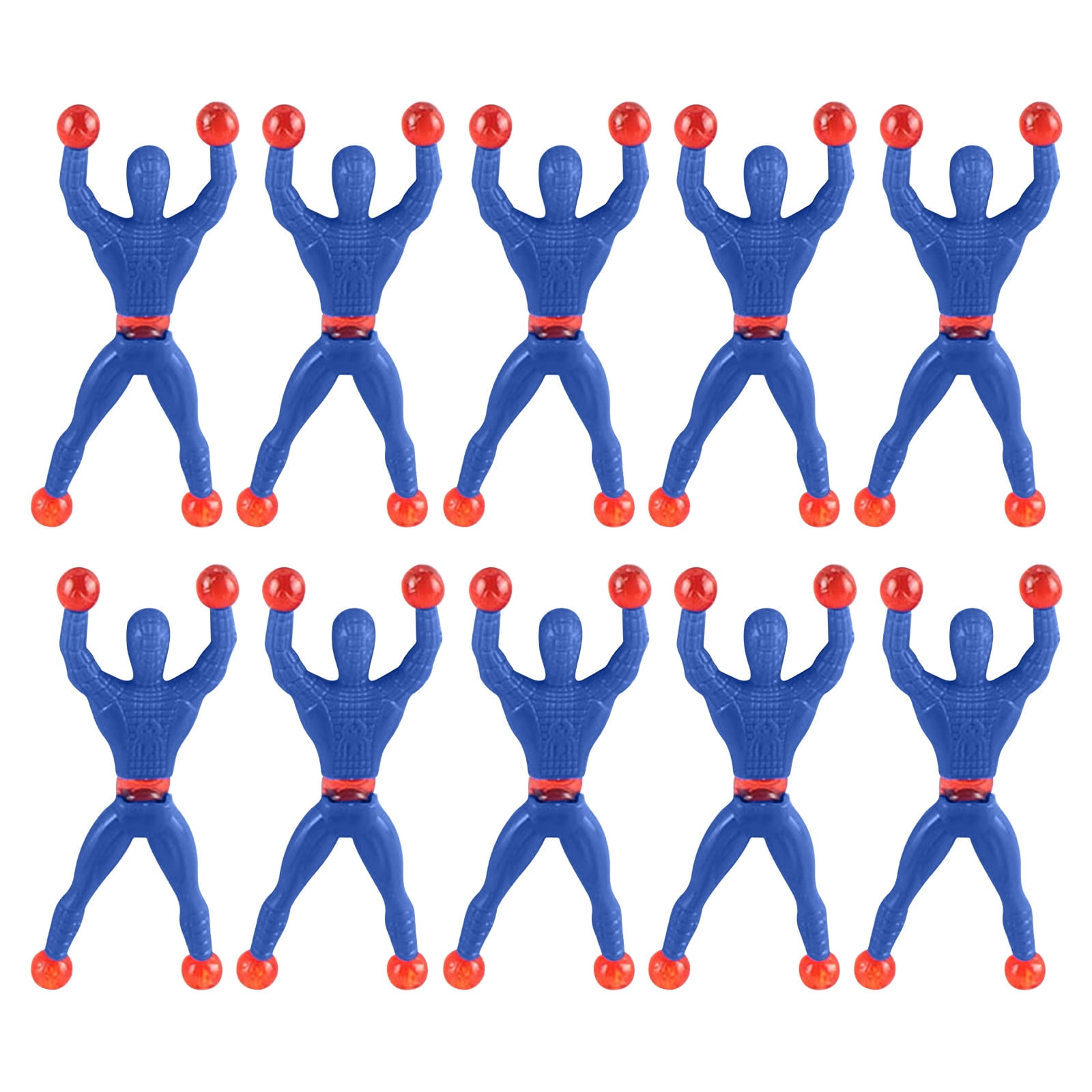 Fridja Sticky Rolling Men 10PCS Sticky Stretchy Wall Climbing Man Party Favor Tricky Novelty
