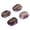 Amethyst Purple, variant on Reiki Energy Crystals Earth Air Fire Water Polished Stone Set, Four Elements Tri-Symbol Engraved Oval Crystals for Meditation, Chakra Balancing, & Spiritual Healing (1.8 x 1.4 Inches / 4.5 x 3.5 cm)