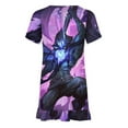 thumbnail image 5 of Valorant Omen Girls Short Sleeve Dress Soft Cute Designs Dresses Casual T-Shirt Dress 110CM, 5 of 7