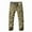 Khaki, variant on WREESH Men's Cargo Pants Solid Multi-Pocket Washed Overalls Outdoor Casual Pants Trousers Olive Green