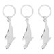 thumbnail image 1 of 3Pcs Metal Keychain Portable Bottle Opener Shark Shape Keychain Pendant Outdoor Keychain, 1 of 4