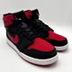 thumbnail image 2 of Ni - ke Ni - ke AJ1 KO High OG Black Varsity Red Athletic Shoes Size 11 Mens 638471-001, 2 of 5