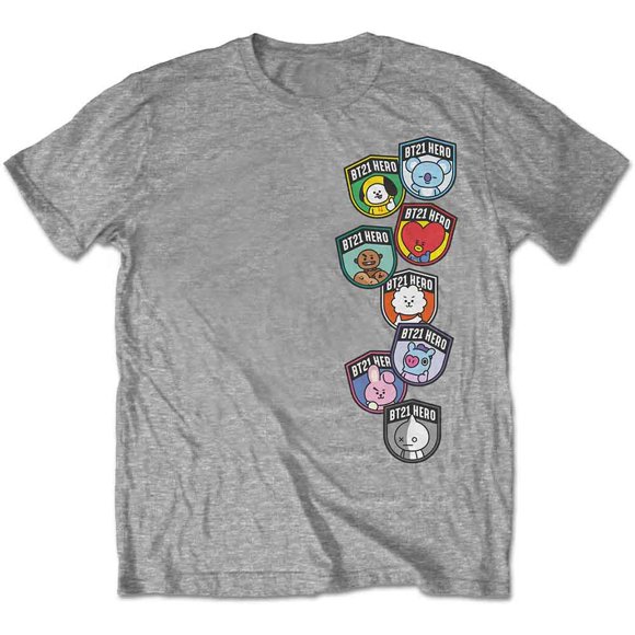 BT21 Unisex T-Shirt Badges