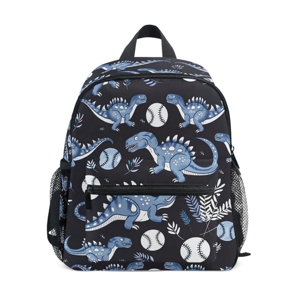 ALAZA Dinosaur and Baseball School Backpack Small Bookbag Mini Bags