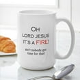 thumbnail image 6 of CafePress - Ain't Nobody Got Time For That Mug - 15 oz Ceramic Large White Novelty Mug, 6 of 6