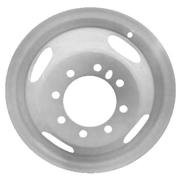 New OEM Replacement Wheel 16x6 in for 2007-2023 Ford E450 Dually Painted White 16 inch Steel Rim