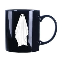 ChicYu Halloween Mug Creatives Ceramic Coffee Mug Spooky Festive Drinkware Dishwasher Safe for Fall Halloween Party Home Decor​