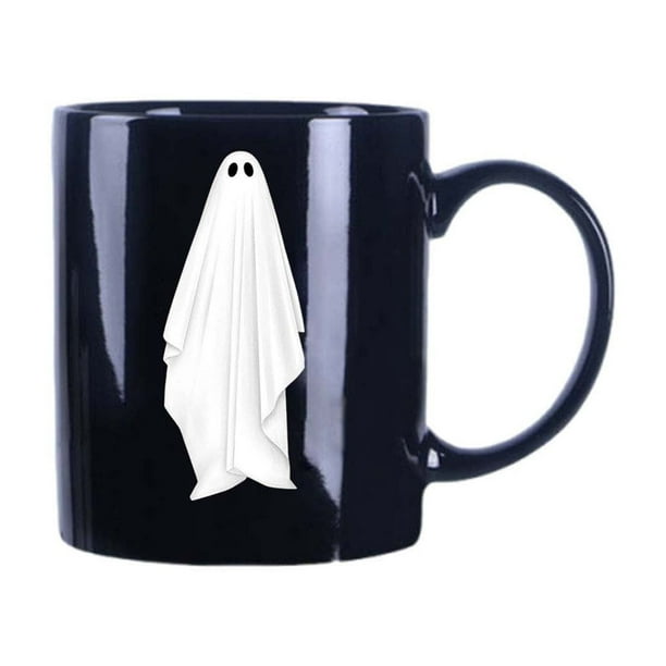 Halloween Ghost Mug for Party Favors Spooky Cups Bulk Plastic Drinkware Reusable Decorations Trick or Treat Supplies