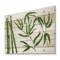 thumbnail image 2 of Designart 'The Forest of Bamboo Branches IV' Tropical Print on Natural Pine Wood, 2 of 5