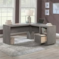 thumbnail image 4 of Pemberly Row Contemporary Engineered Wood L-Desk in Ashen Oak Finish, 4 of 13