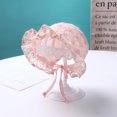 thumbnail image 3 of Opolski Baby Hat Floral Print Decorative Breathable Infant Net Bonnet Cap for Summer, 3 of 8
