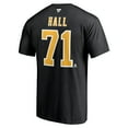 thumbnail image 3 of Men's Fanatics Taylor Hall Black Boston Bruins Authentic Stack Name & Number T-Shirt, 3 of 3