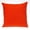 Orange, variant on Parkland Collection Transitional Solid Blue Square 16" x 16" Pillow