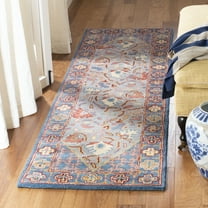 SAFAVIEH Antiquity Harland Oriental Runner Rug, Blue/Red, 2'3" x 8'