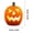 04_Halloween Pumpkin Lamp - D, variant on Halloween Decorations Lights Large LED Glowing Jack O Lantern Plastic Pumpkin Light Up Outdoor Indoor Ornament for Yard Porch Home Storefront Mall by PALIFEUR