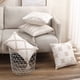 thumbnail image 4 of Funda de cojín para sofá, almohada para cintura, almohada con mechones B&B, funda de almohada, 4 of 5
