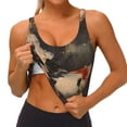 thumbnail image 3 of Balery Koi Fish Tranquility Sujetadores deportivos con espalda cruzada para mujer, acolchados, sin costuras, de alto impacto, ideales para yoga, gimnasio, entrenamiento y fitness.-X-Large, 3 of 8