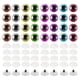 thumbnail image 1 of Uxcell 20mm Flash Safety Eyes, 60 Pcs Colorful Crocheting Safety Eyes, 8 Colors, 1 of 7