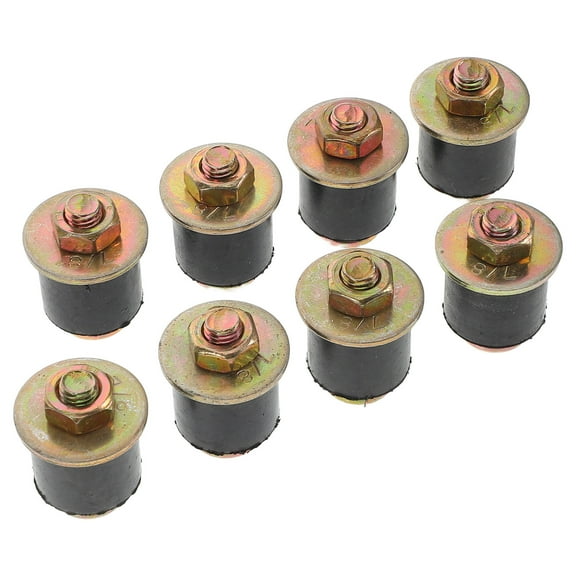 FRCOLOR 8 Pcs Removable Bracket Rubber Expansion Plug 3.30X2.60X2.60CM