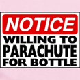 thumbnail image 2 of CafePress - Will Parachute For Bottle Infant Bodysuit - Baby Light Bodysuit, Size Newborn - 24 Months, 2 of 4