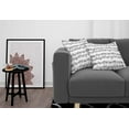 thumbnail image 3 of Ambesonne Music Throw Pillow Cover 2 Pack, Notes on the Clef, 16", Black and White, 3 of 7