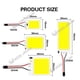 thumbnail image 3 of KEIN Luz Interior Del Coche T10 Led COB Sala De La Lámpara Festoon C5W C10W T10 W5W BA9S T4W Luces De 12V Mapa De Cúpula Panel Blanco Cristal Azul, 3 of 3