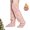 Light Pink, variant on Goose down Knee Socks for Christmas, Winter Warm Long Fuzzy Thigh High Socks, Christmas Plush Knee High Sock