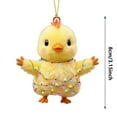 thumbnail image 3 of DAMAI Little Duck Christmas Ornament 2025, 3.15" Forest & Woodland Animal 2D Flat Acrylic Ornament, Gift for Animal Lovers, Christmas Ornament for Man Women, Family Xmas Tree Hanging Decor, 3 of 6
