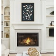 thumbnail image 5 of Kate and Laurel Sylvie HB Duo Bird Branch Framed Canvas Wall Art by Hannah Beisang, 23x33 Natural, Colorful Bird Illustration Art for Wall, 5 of 6